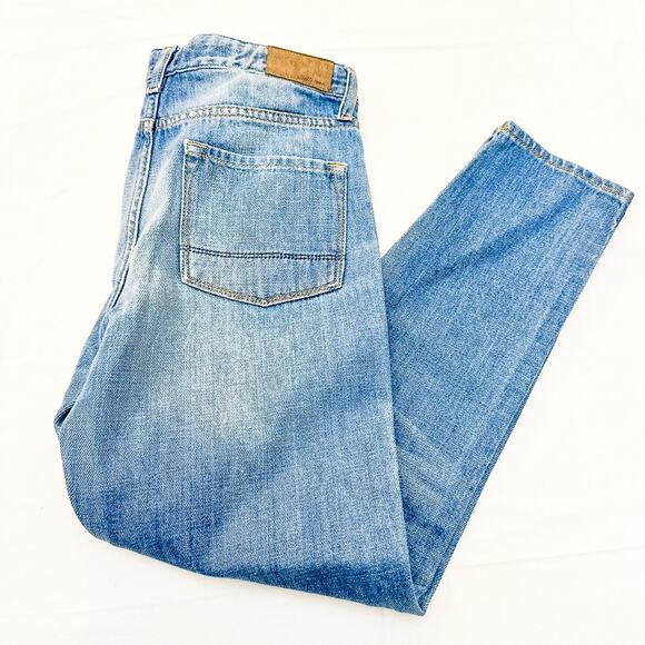 Bellerose Light Wash Tuxedo Contrast Stripe Skinny Denim Jeans BK172105 Size 12 - Picture 7 of 7